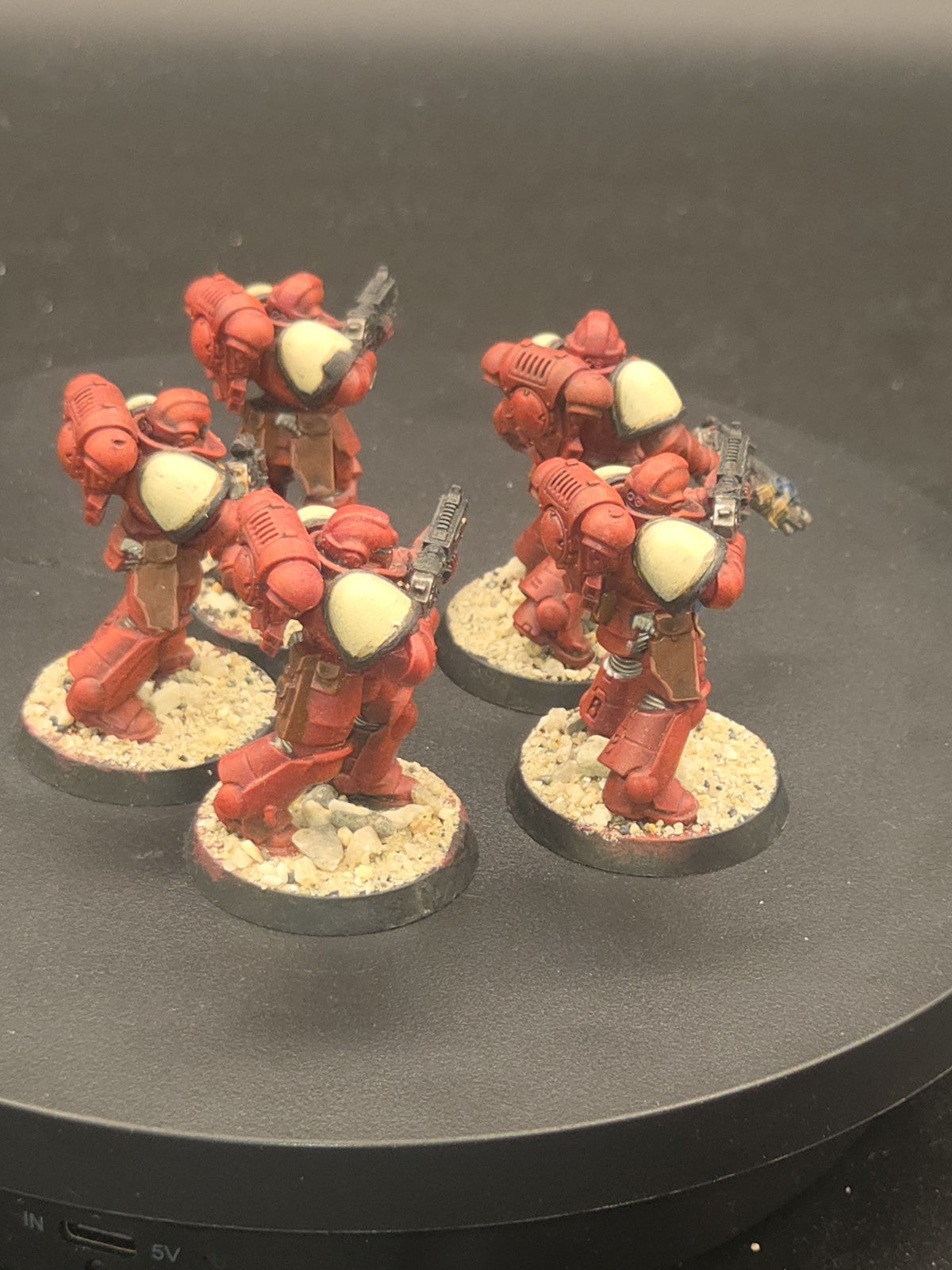 Blood Angels | Assault Intercessors 5 Tabletop Ready painted & based3