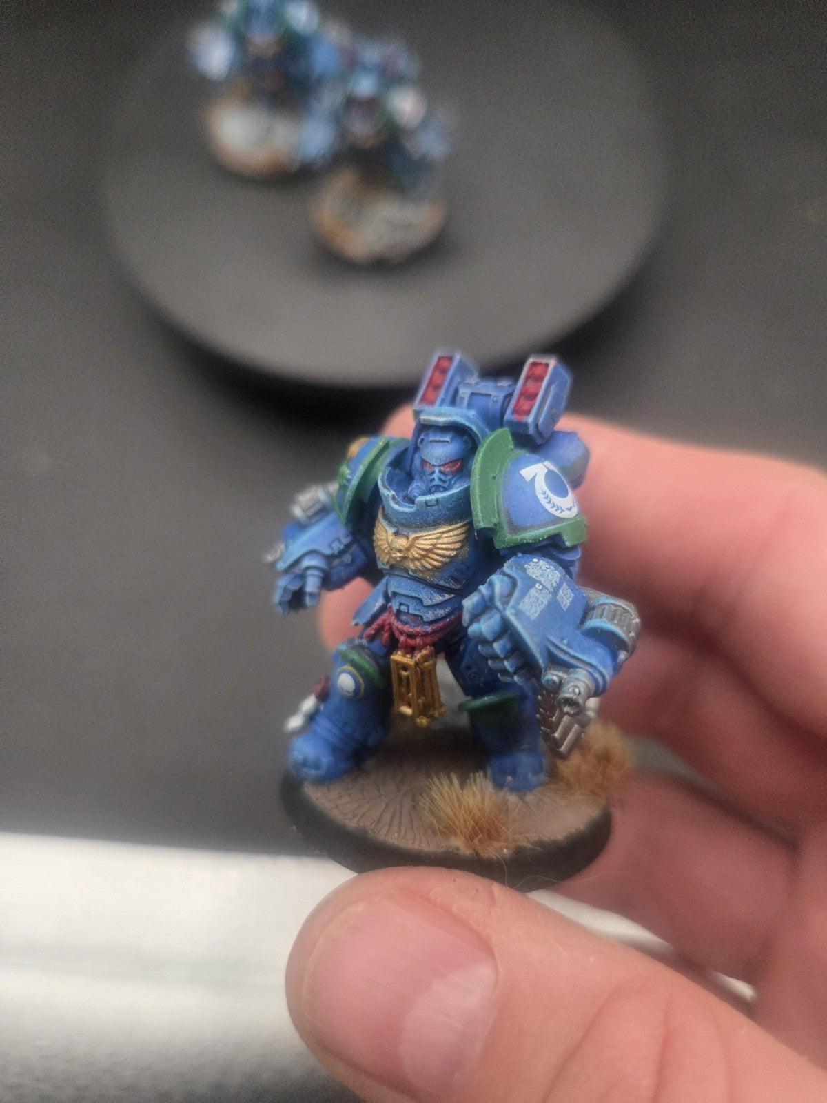 Warhammer 40k Space Marines Ultramarines Primaris Aggressors x3 Painted7