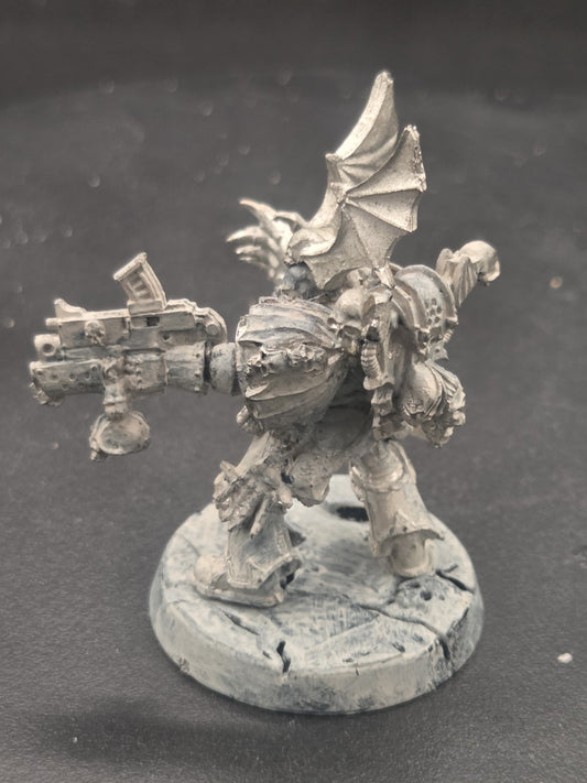 Warhammer 40k Chaos Space Marines - Night Lords Hero oop metal Rare1