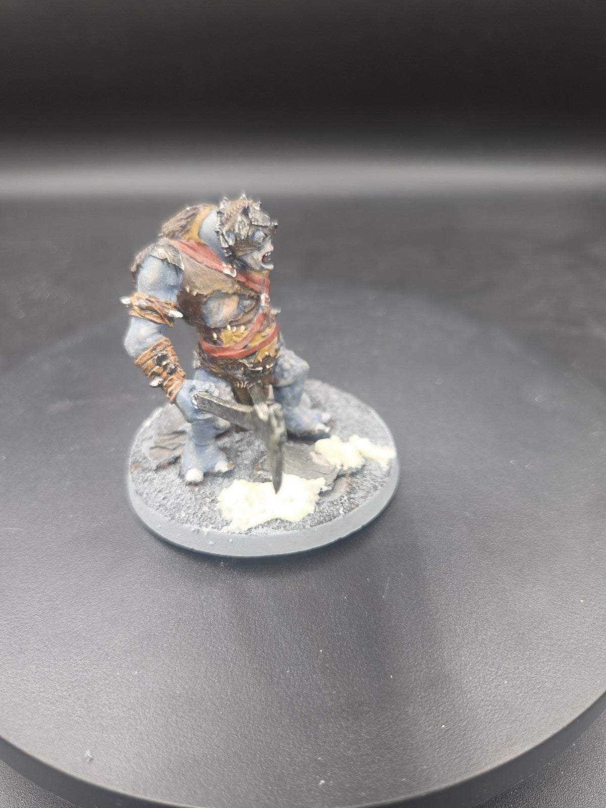GW MESBG Buhrdur Hill Troll Chieftain OOP Metal Lord of the Rings Tabletop Ready3
