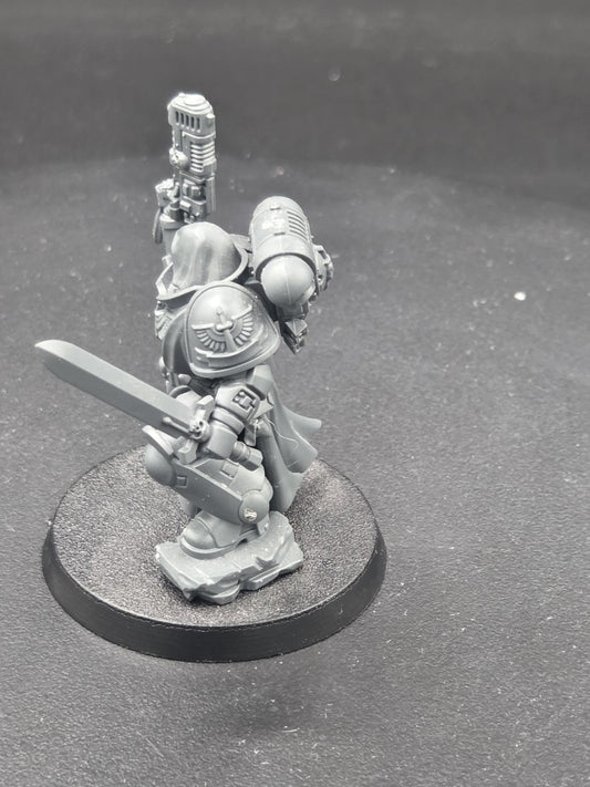 Dark Angels Primaris Lieutenant Zakariah Warhammer 40k Space Marines built RARE1