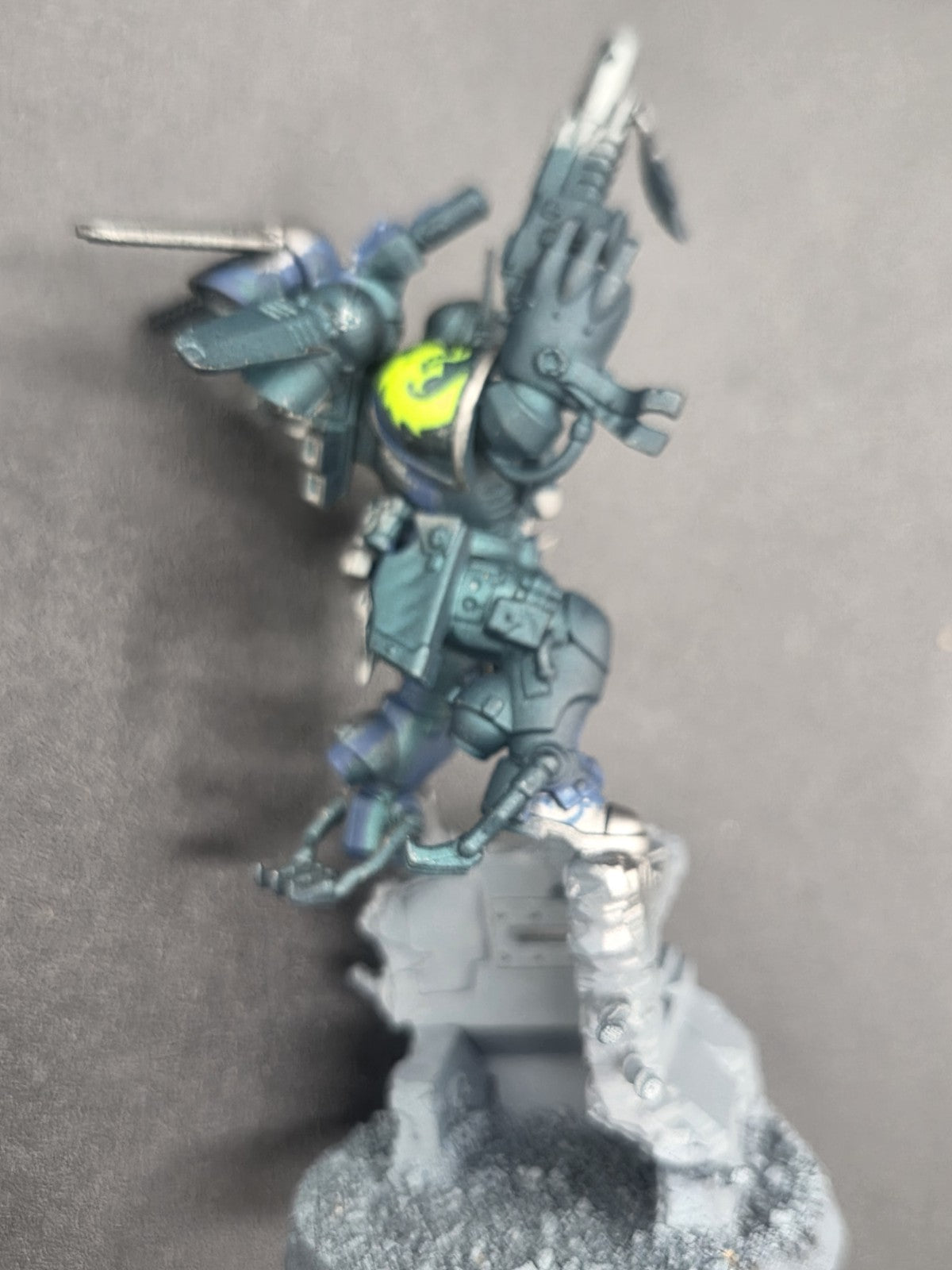 Warhammer 40k Primaris Space Marine Army Alpha Legion lot Unique Paintjob9