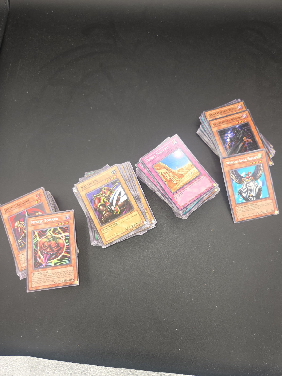 Lot Of 350+ 1996 First Edition Yu Go Oh! Cards some foils1
