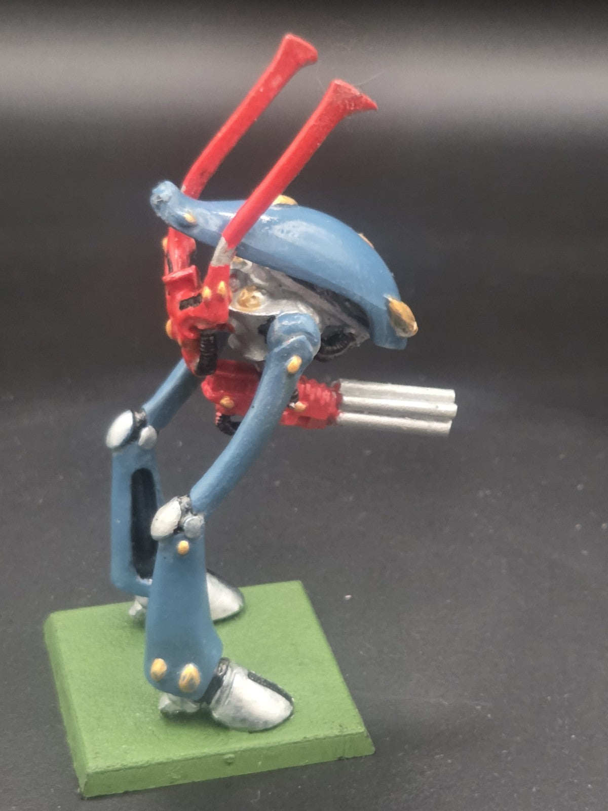Warhammer 40k Eldar Dreadnought Wraithlord Painted Metal OOP 3