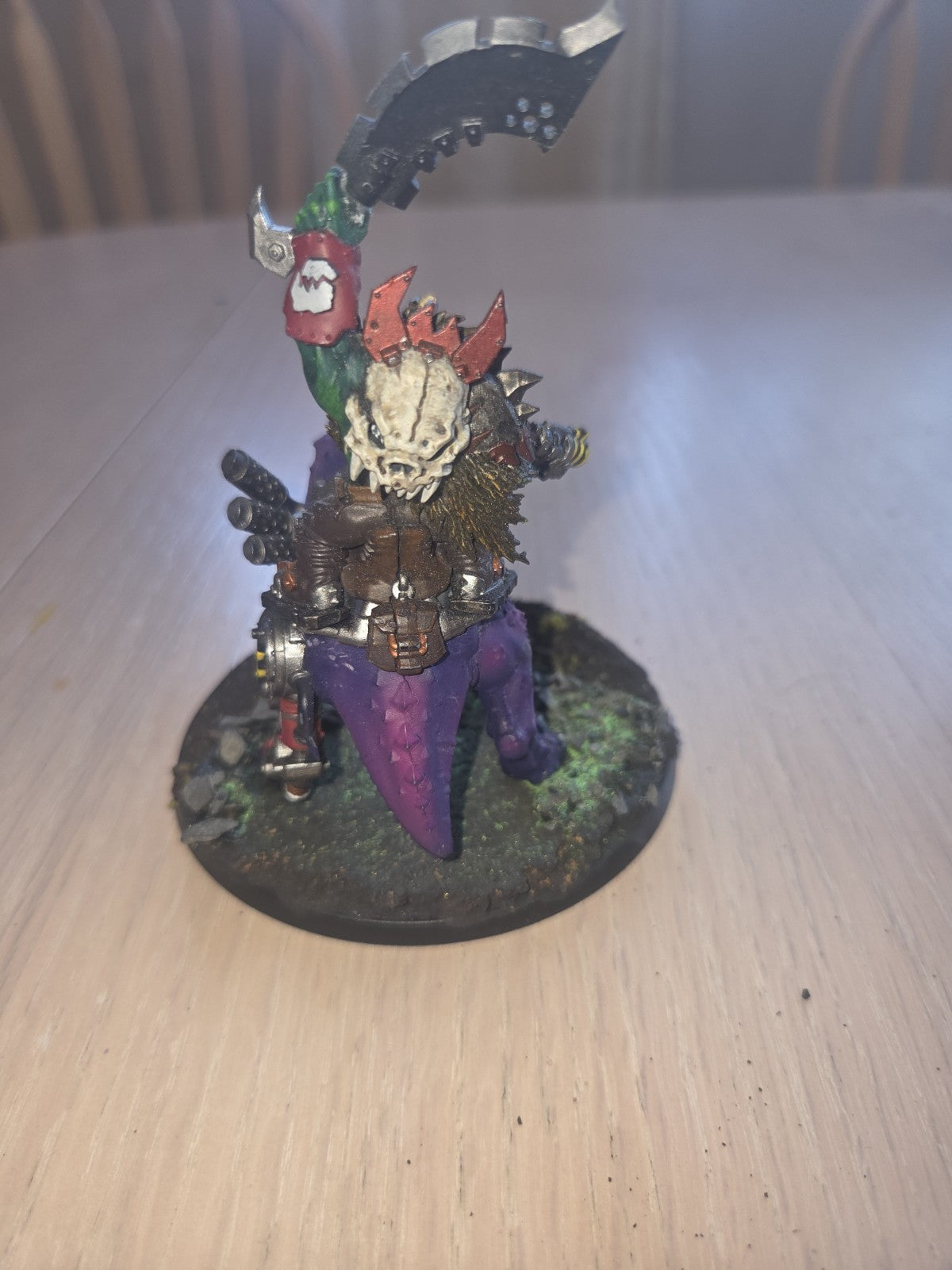 Warhammer 40k Orks Ork Beastboss on Squigosaur2