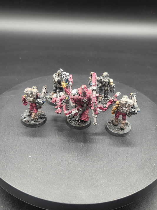 Games Workshop WH40K Techmarine With Servitors Finecast Well Painted1