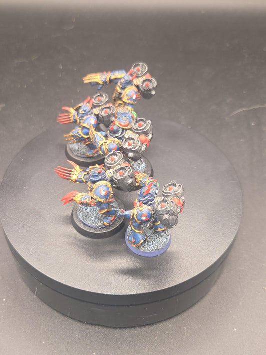 40K Warhammer Chaos Space Marines Raptors x5 Tabletop Ready Night Lords Painted1