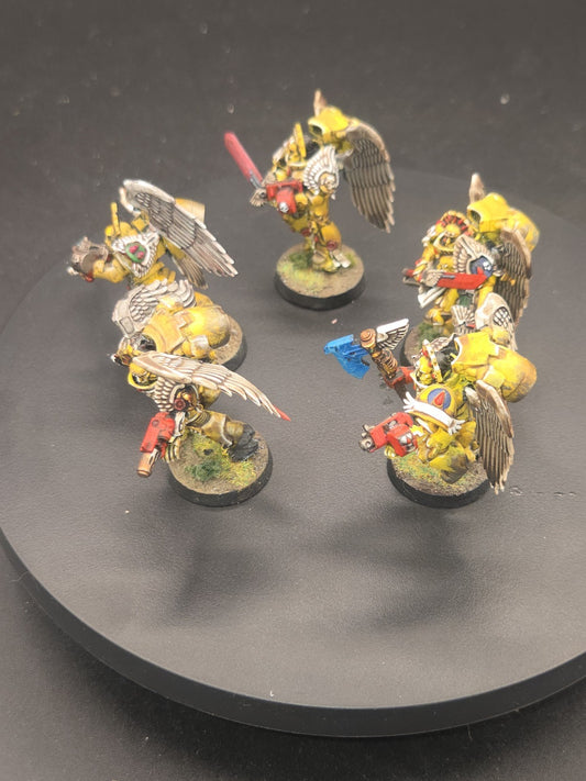 BLOOD ANGELS Sanguinary Guard x5 Tabletop Ready Well Painted 1