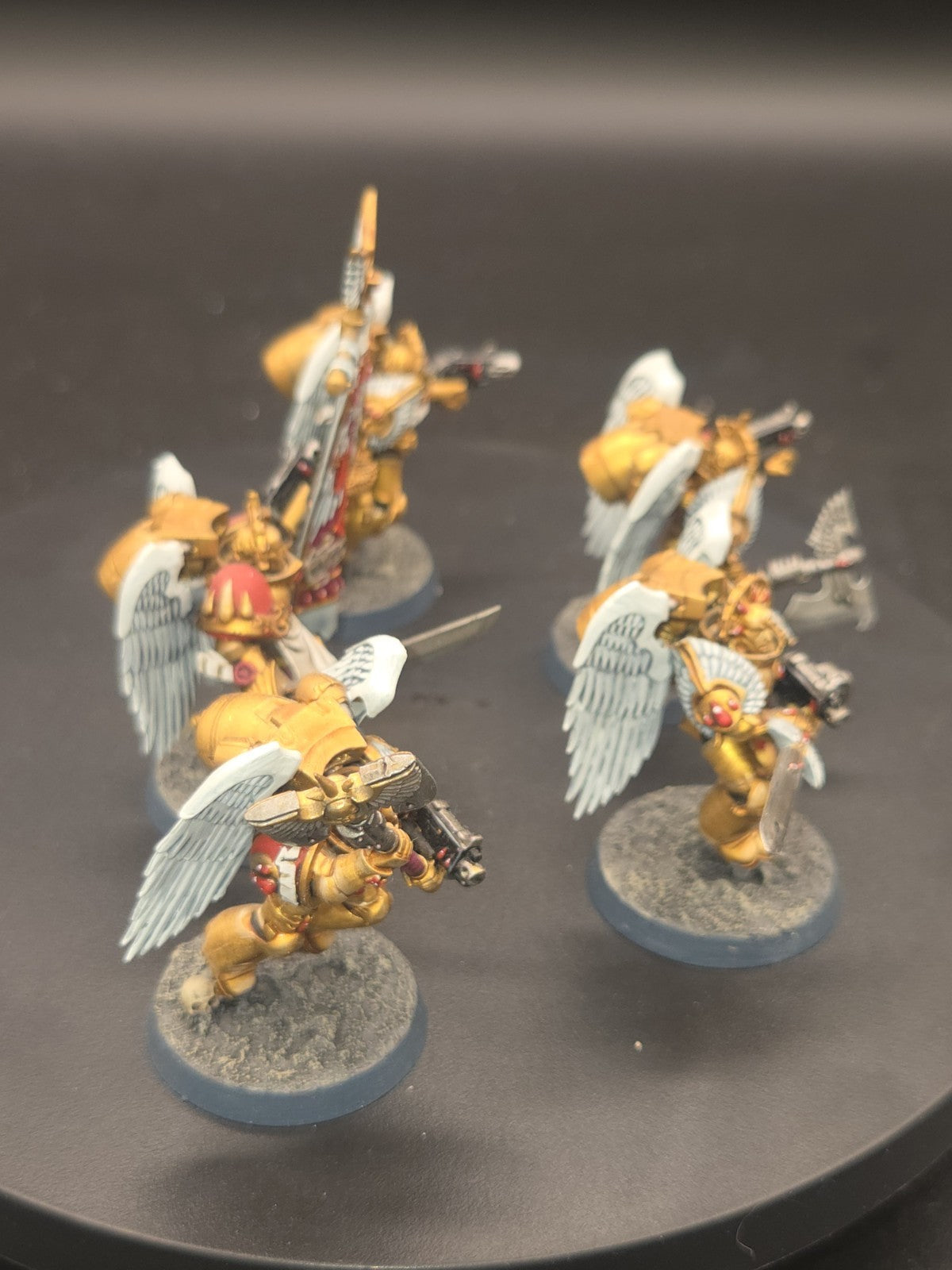 BLOOD ANGELS Sanguinary Guard x5 Tabletop Ready Well Painted 3