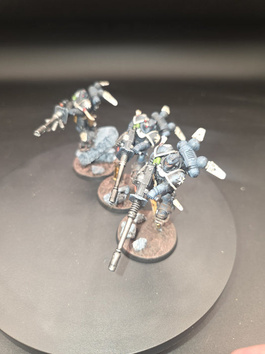 SPACE MARINES Black templar Suppressors Warhammer 40K 1404 well painted & based1