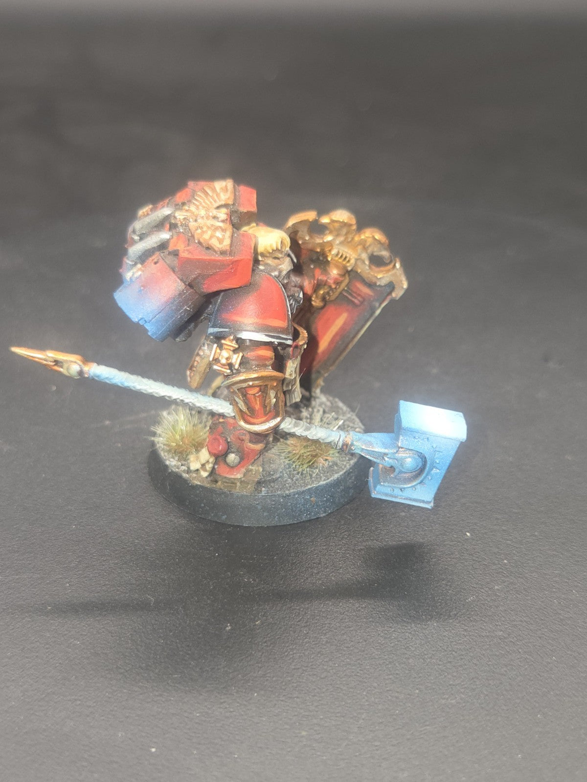 Warhammer 40k Blood Angels Space Marine Smash Captain kitbash3