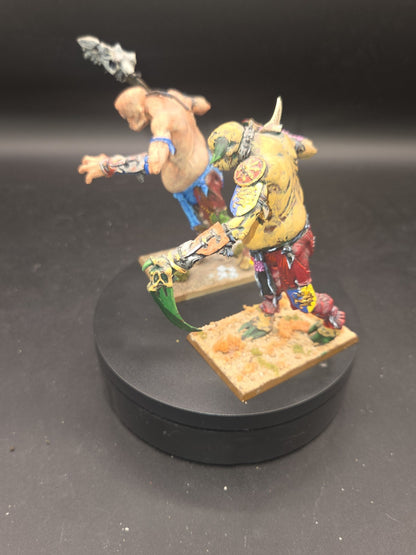 Warhammer Ogre Kingdoms Sons of Behemat Gargants x2 Tabletop Ready Painted 1
