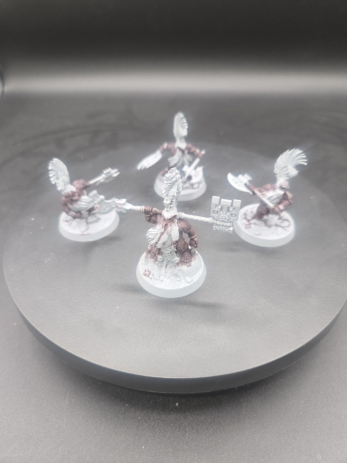 FYRESLAYERS 4 Chosen Axes some paint Warhammer Sigmar 03010