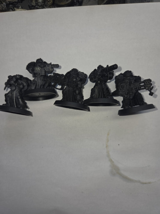 Sternguard Veteran Squad Firstborn 40k built primed black0