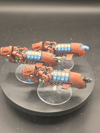 ForgeWorld resin 30k Blood Angels Scimitar Jetbike Squadron Pack Well painted4
