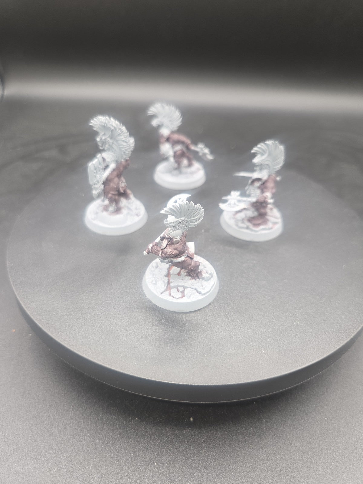 FYRESLAYERS 4 Chosen Axes some paint Warhammer Sigmar 03011