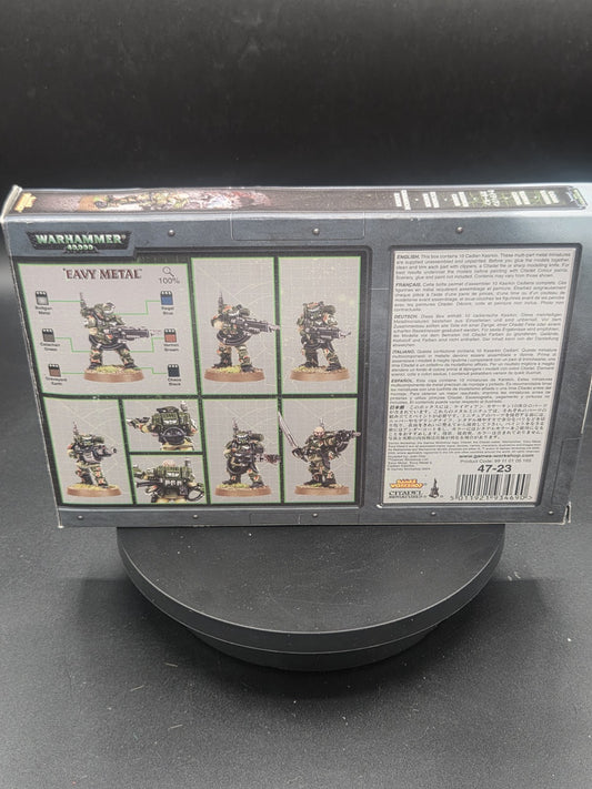 Warhammer 40K Cadian Kasrkin NiB VINTAGE Metal - Rare OOP - Stormtroopers1