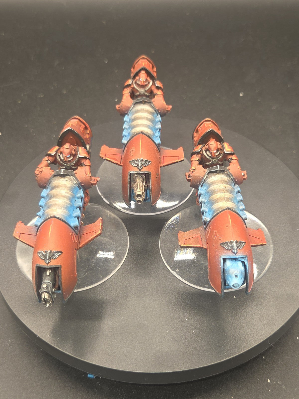 ForgeWorld resin 30k Blood Angels Scimitar Jetbike Squadron Pack Well painted0