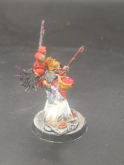 Tabletop Ready Warhammer 40k Blood Angels Sanguinary Priest. Kitbash wings3
