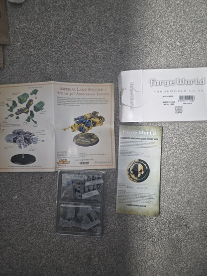 Games Workshop Warhammer 40k 30th Anniversary Retro Land Speeder Forgeworld NiB0