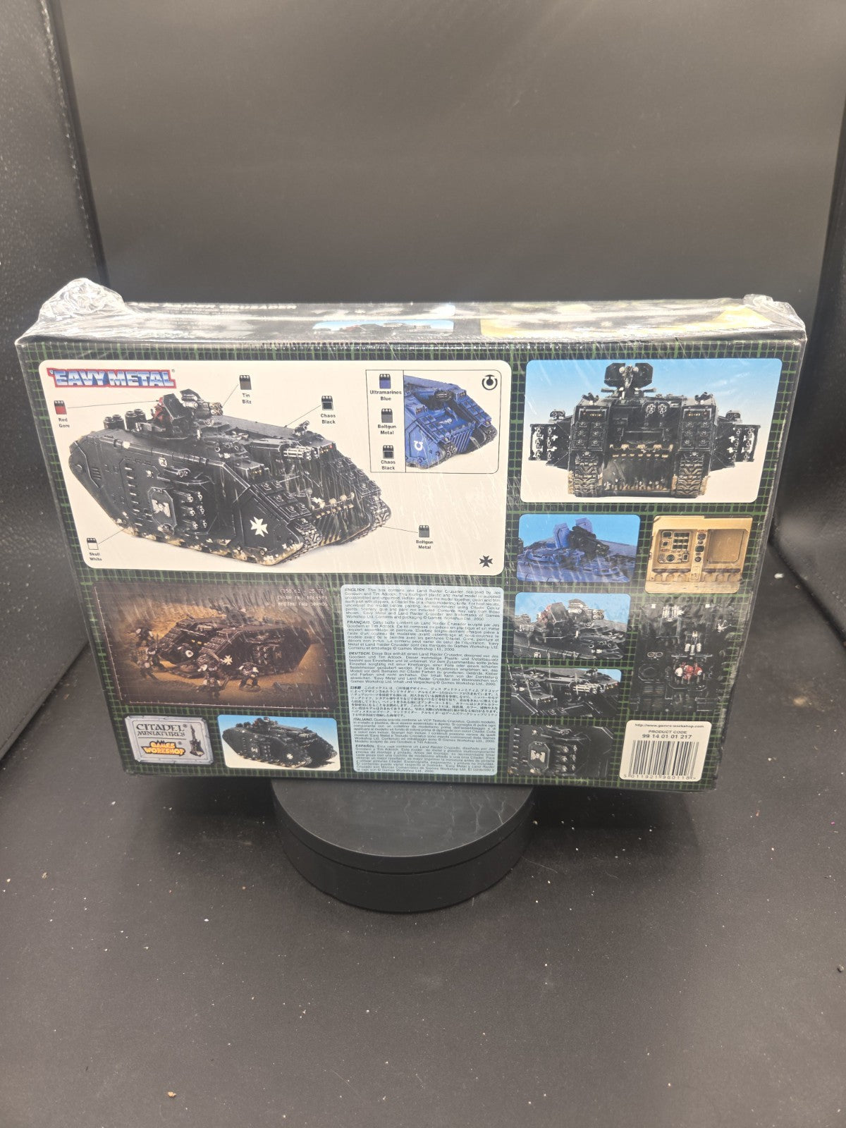 Sealed NiB Warhammer 40k Space Marine Land Raider Crusader Metal USA Made 1