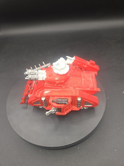 Warhammer 40k Blood Angels Baal Predator Tank 2nd Edition 1998 Metal Some paint2