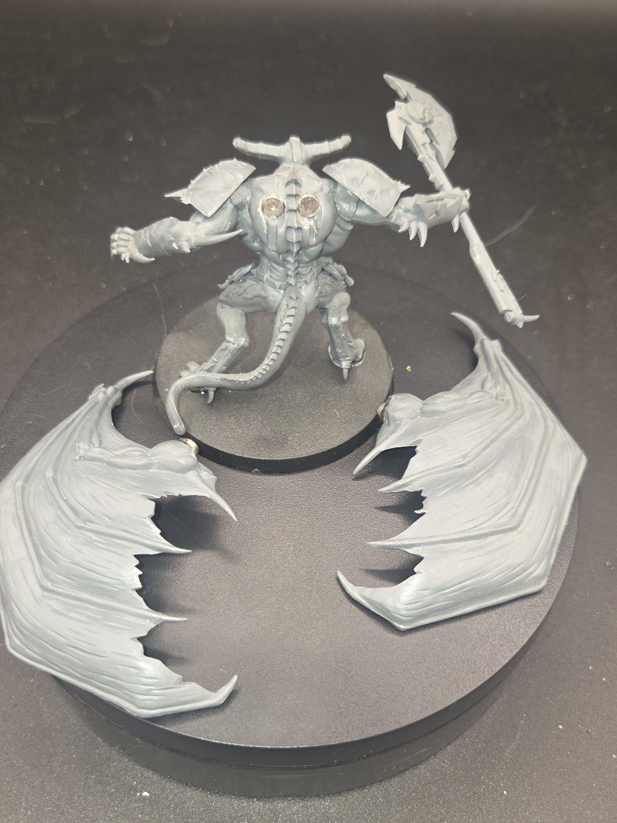 warhammer 40k Black Legion  Demon Prince Magnetized wings4