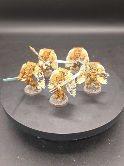 BLOOD ANGELS  Sanguinary Guard x5 Tabletop Ready Painted 0