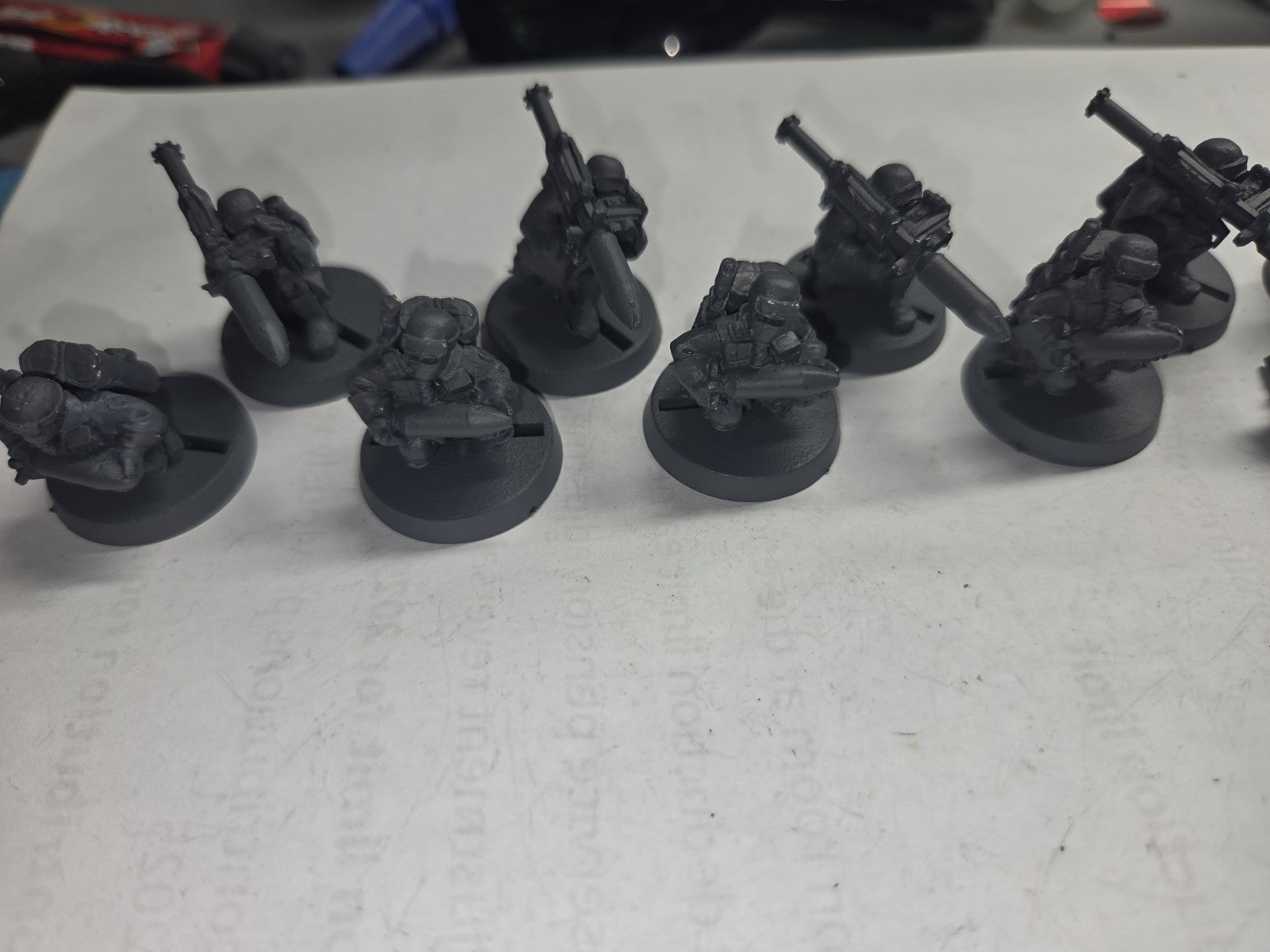 x5+ Steel Legion Missile Launcher Heavy Weapons Team Metal Warhammer 40K see des4