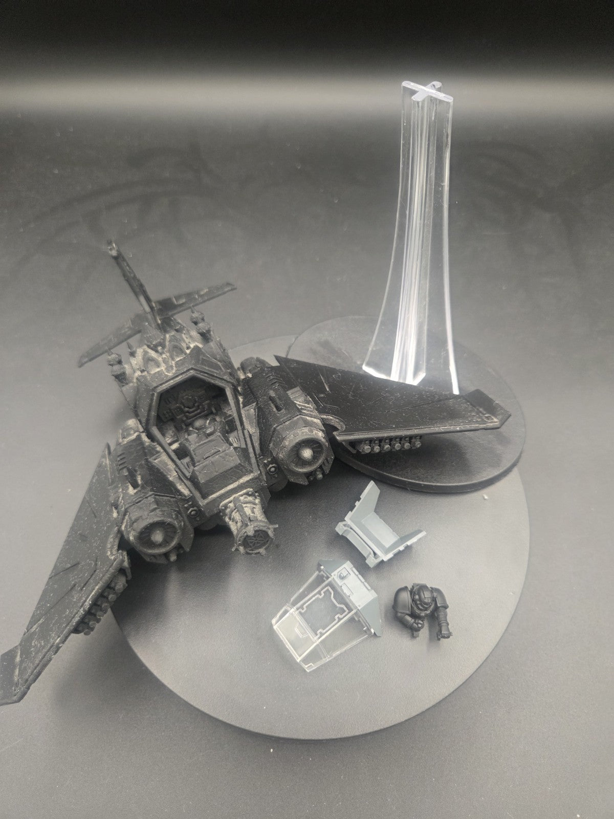 Ravenwing Dark Talon / Nephilim Jetfighter Dark Angels 40K  See description 4