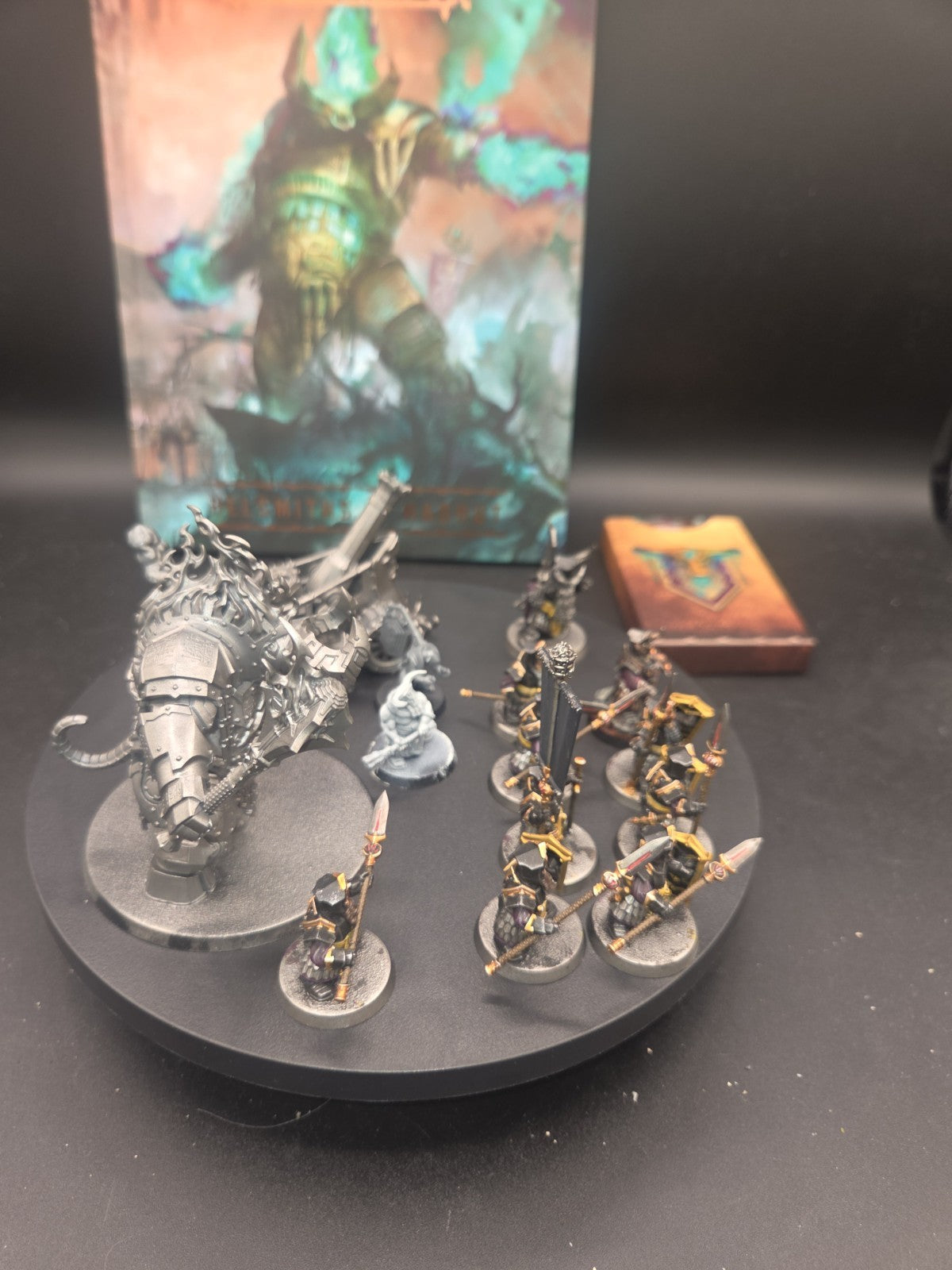 Warhammer AoS Helsmiths of Hashut Army Built partially painted.3