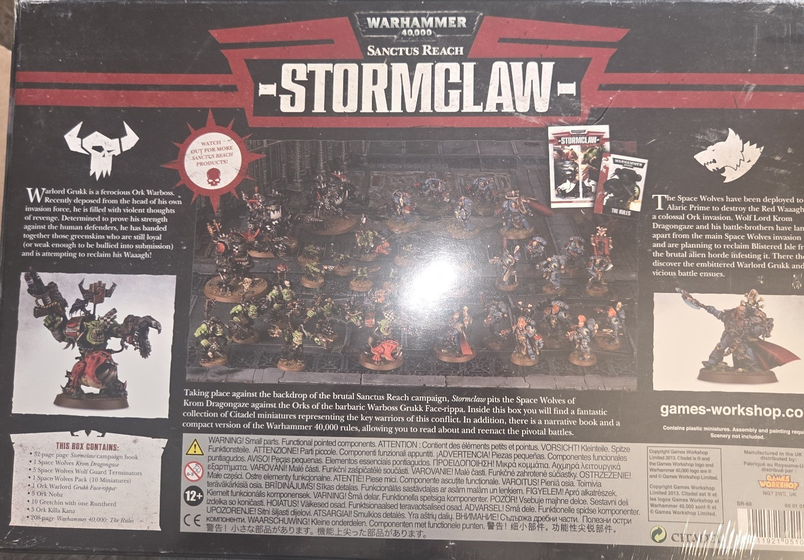 Stormclaw Sanctus Reach Box  Sealed NiB Warhammer 40K 1