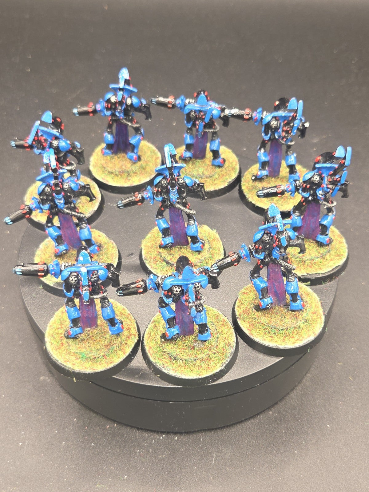 Warhammer 40k Aeldari - Eldar Wraithguard x 10 - Metal OOP Well Painted2