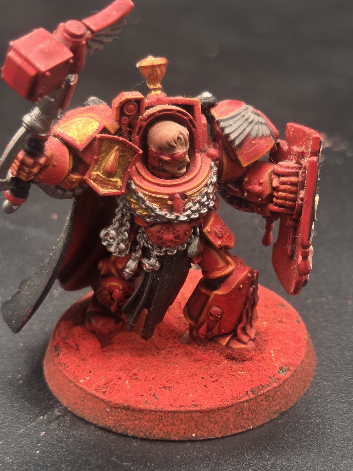 Blood Angels Captain Karlaen OOP RARE Space Marines Warhammer 40K Tabletop Ready0