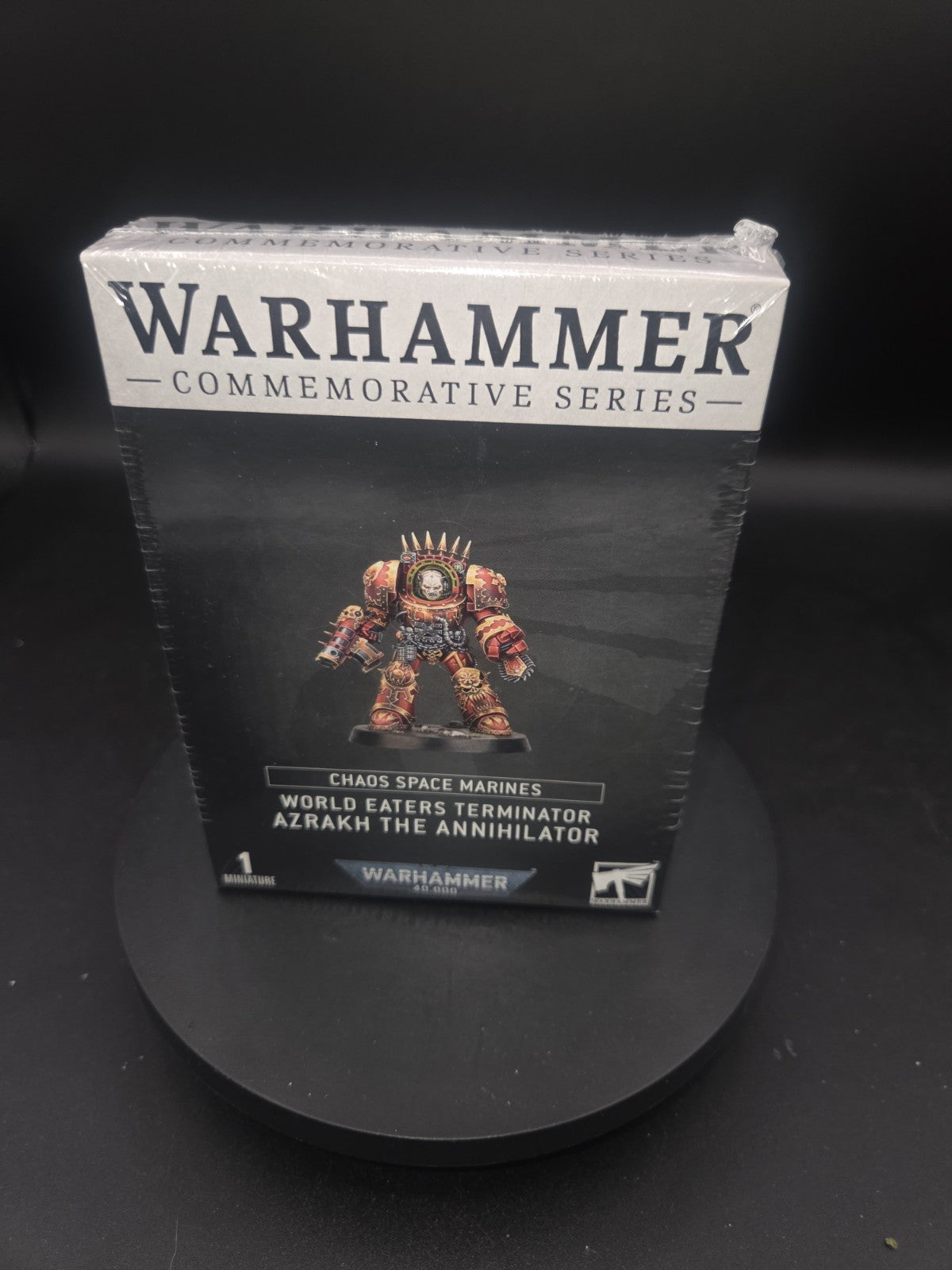 Warhammer + 40k World Eaters Terminator Azrakh The Annihilator NiB Sealed0