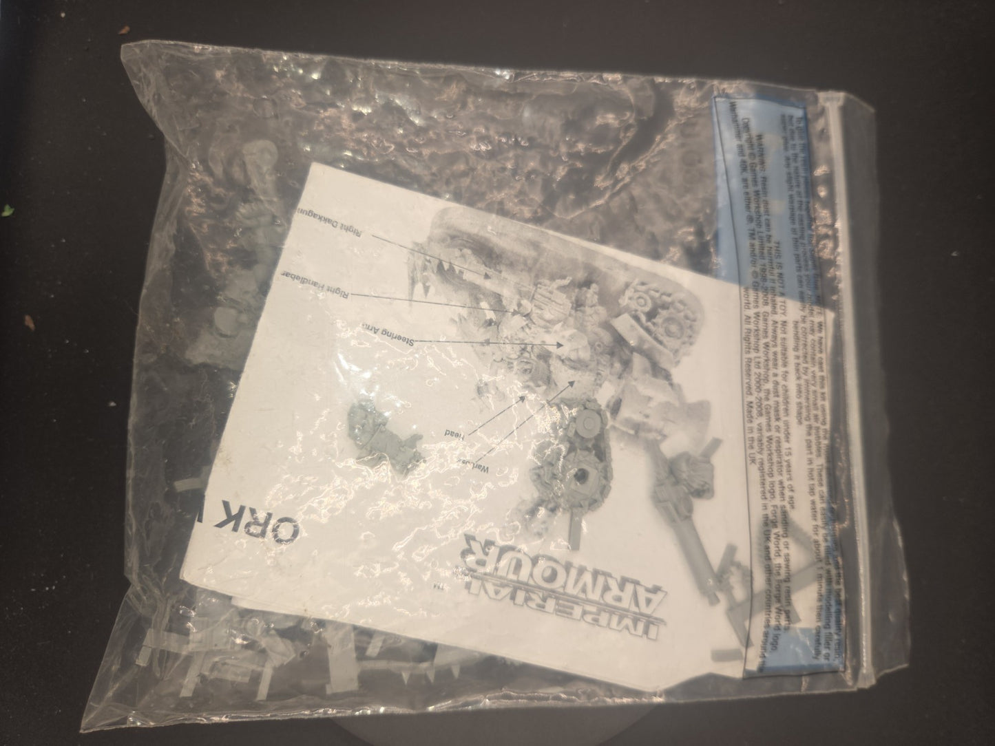 Warhammer 40k Forgeworld OOP Ork Warboss on Warbike New Sealed1
