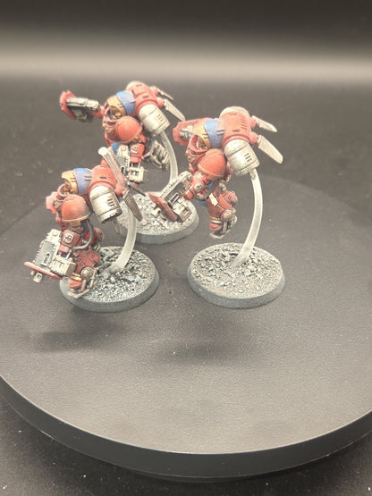 warhammer 40k space marines blood angels Inceptors x3 Tabletop ready painted1