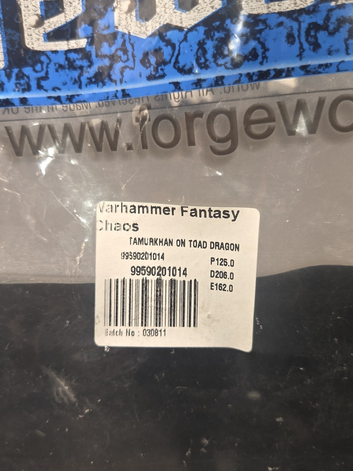 FORGE WORLD CHAOS TAMURKHAN ON TOAD DRAGON WARHAMMER THE OLD WORLD PAINTED1