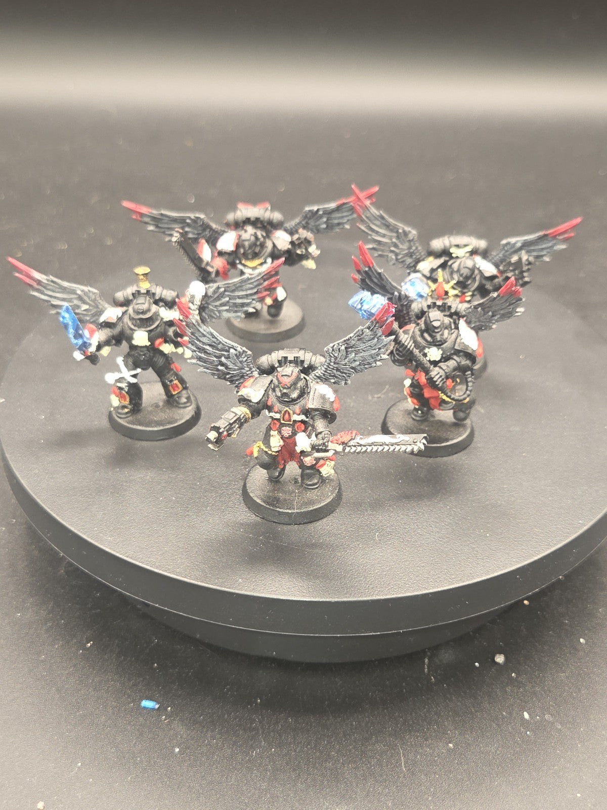 BLOOD ANGELS 5 Death Company With Jump Pack and Wings Well Painted Warhammer 40K0
