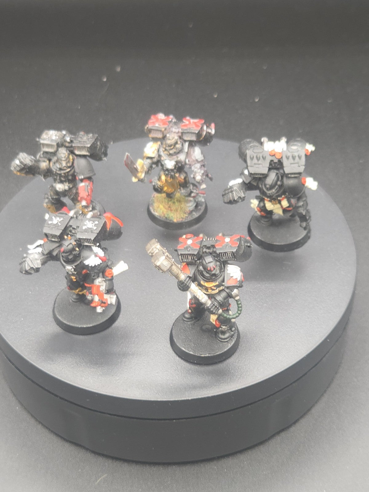 BLOOD ANGELS x5 Death Company With Jump Pack partial paint  Warhammer 40K OOP0