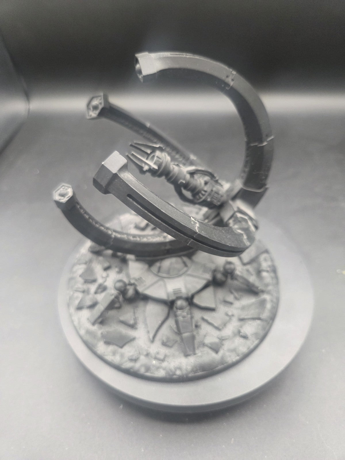 OOP Forgeworld 40K NECRON SENTRY PYLON Built2