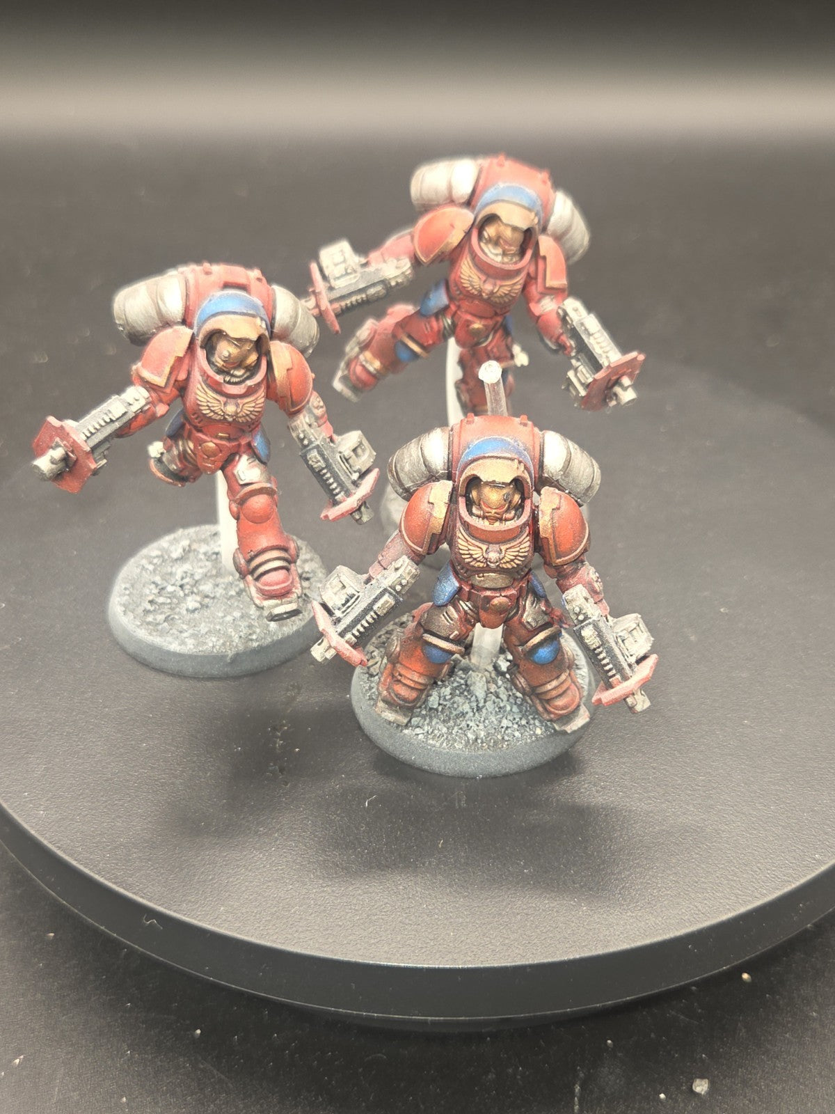 warhammer 40k space marines blood angels Inceptors x3 Tabletop ready painted0