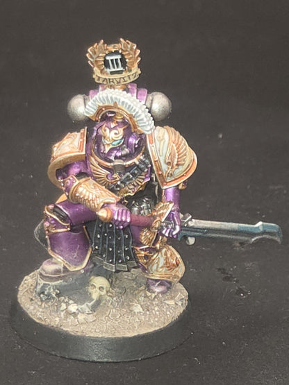 Warhammer 40K Well Painted Space Marines Saul Tarvitz Captain Horus Heresy0