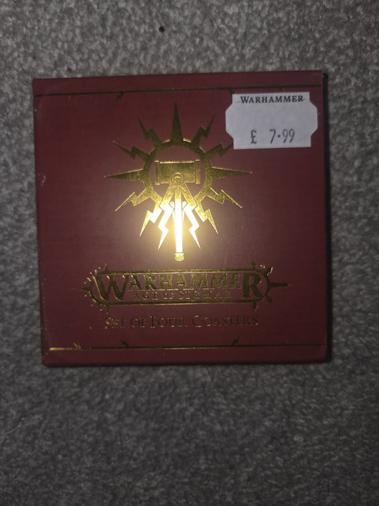 Warhammer Age of Sigmar Coasters Set of 4 Stormcast/ Heresy Themed x4 Coasters0