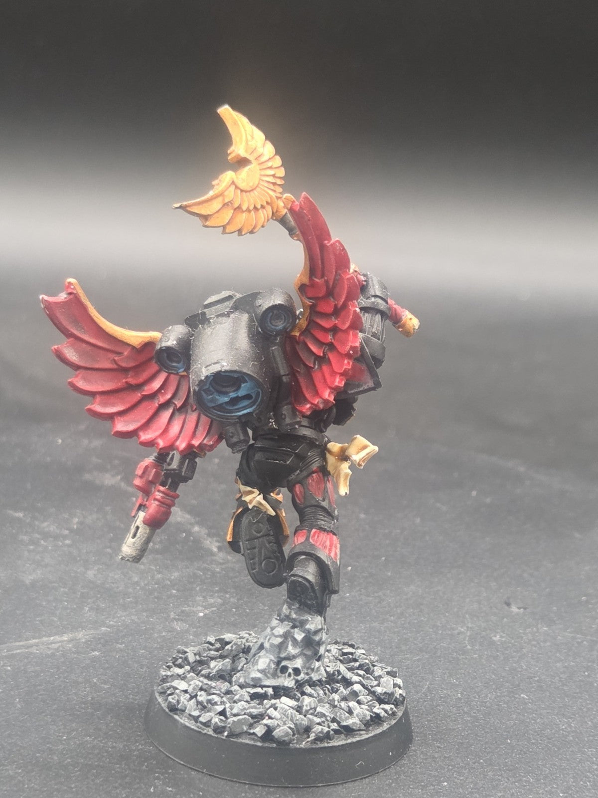 Warhammer 40k Blood Angels Chaplain With Jump Pack Tabletop Ready 2