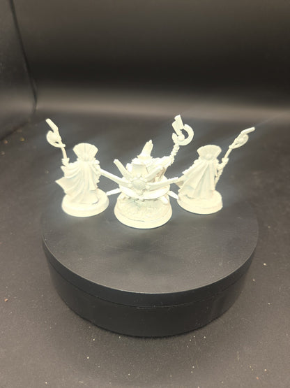 40K Tau Empire Aun'Va Master of the Undying Spirit & 2 Ethereal Guard2