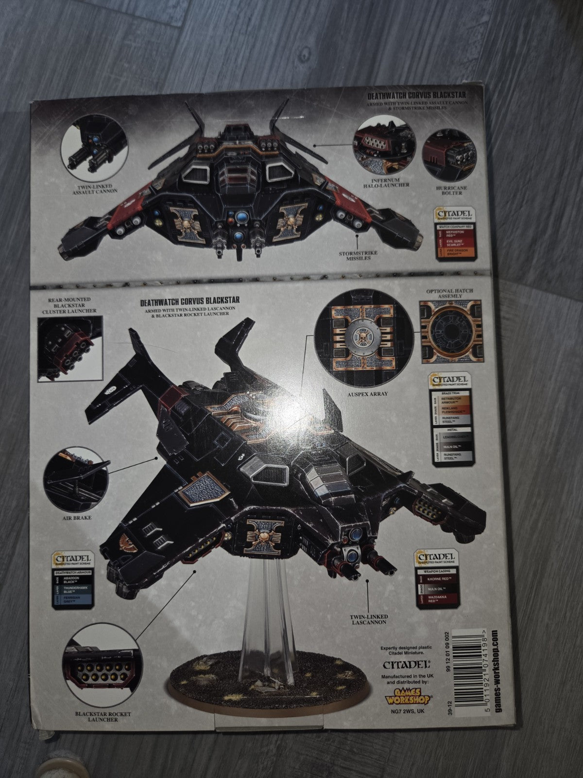 WARHAMMER 40K: DEATHWATCH CORVUS BLACKSTAR - NiB1
