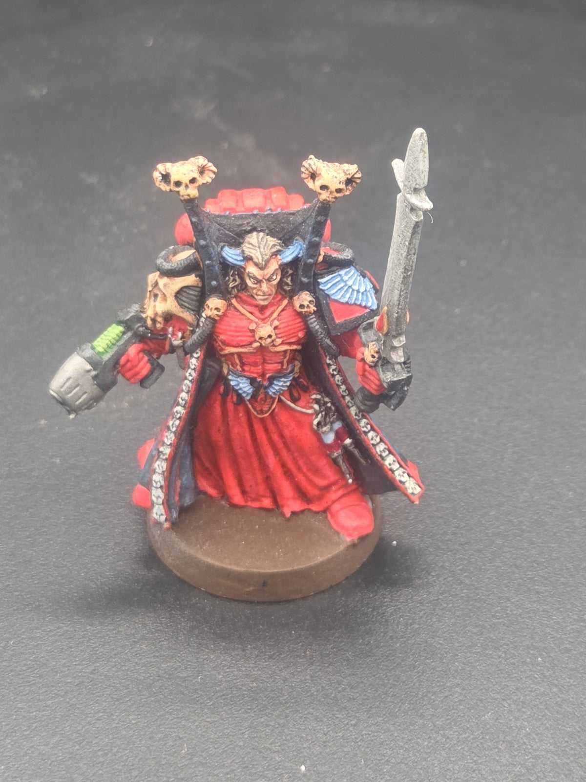 Warhammer 40K Metal Blood Angels Chief Librarian Mephiston Painted Metal OOP0