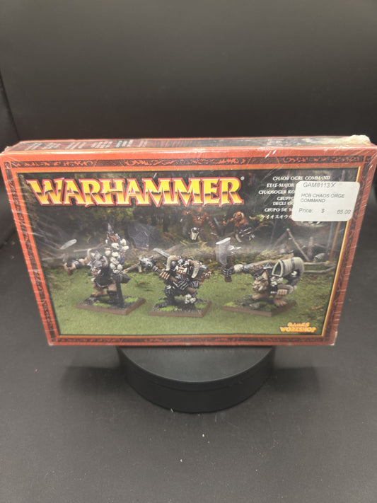 NiB Chaos Ogre Command 81-13 Sealed Warhammer WFB Eavy Metal Citadel 20030
