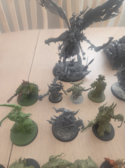 Warhammer 40k Death Guard Army sone paint 2500ish points2